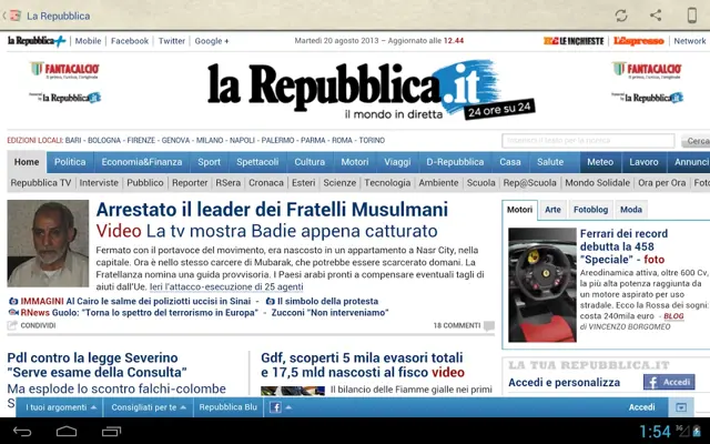 Quotidiani Italiani android App screenshot 14