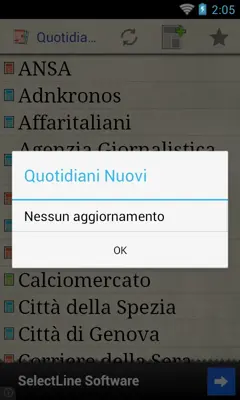 Quotidiani Italiani android App screenshot 1