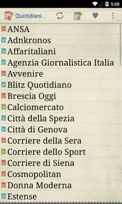 Quotidiani Italiani android App screenshot 7